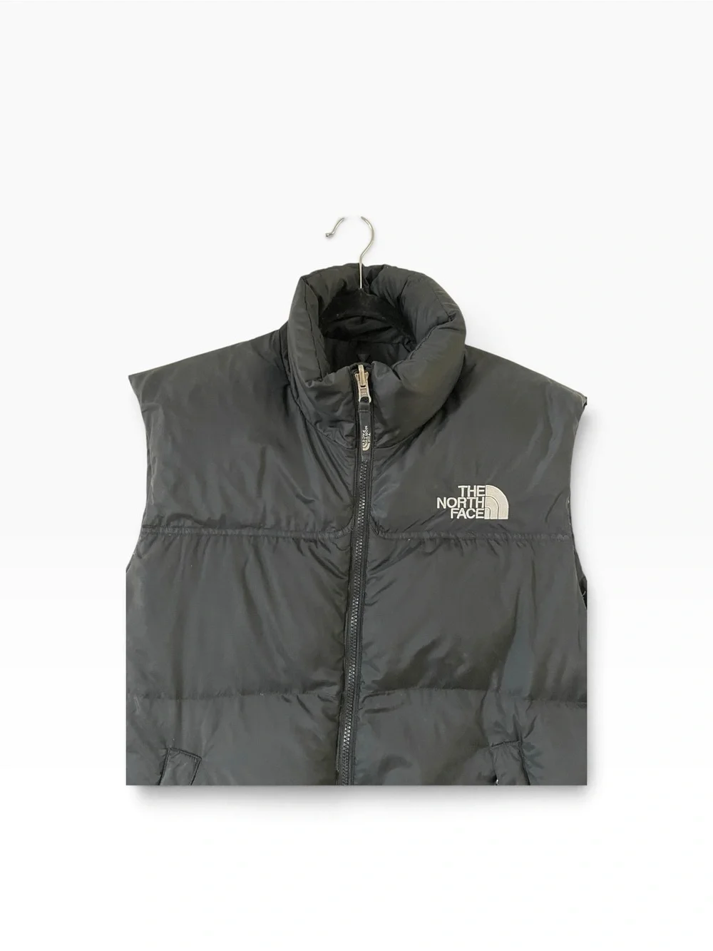The North Face Nuptse Black Quilted Puffer Vest for Men Size M